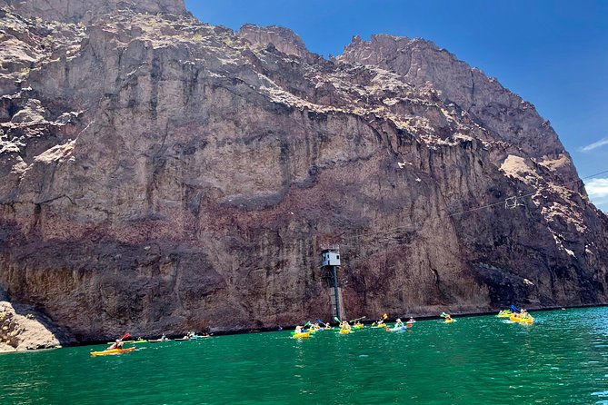 Hoover Dam Kayak Tour with Shuttle - Hot Springs & Emerald Cave - Stop 2: Emerald Cove / Emerald Cave Area (That Signature Color)