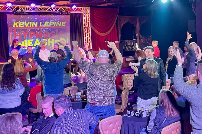 Hypnosis Unleashed Vegas’ Comedy Hypnosis Show - Drinks and VIP value: what your $37.50 really buys
