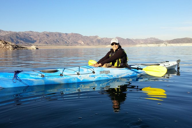 Lake Mead Kayak Adventure for All Skill Levels from Las Vegas - On the Water: Touring Kayaks, Rudder Steering, and Real Instruction