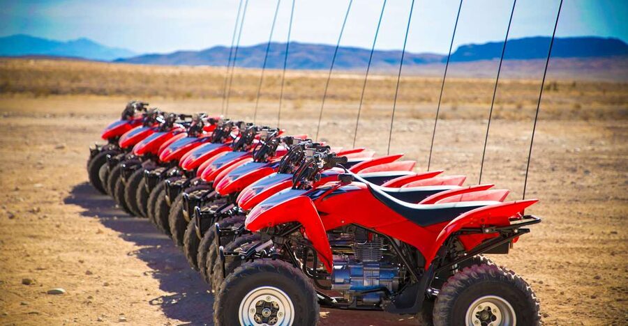 Las Vegas: Amazing Mojave Desert Nellis Dunes ATV Tour. - Getting out to Nellis Dunes: pickup, van rides, and real distance from the Strip