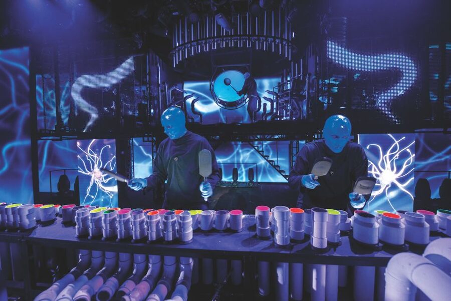Las Vegas: Blue Man Group Show Ticket at Luxor Hotel - What the Show Really Feels Like: Beats, Lights, Paint, Comedy