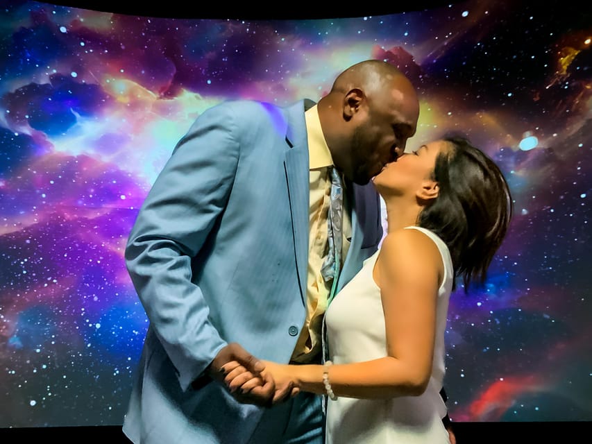 Las Vegas: Cosmic Space Wedding + Spectacular Photography - A 45-minute Cosmic Space Odyssey ceremony in a video-and-sound chapel