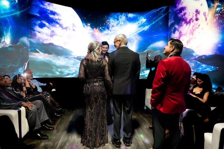 Las Vegas: Cosmic Space Wedding + Spectacular Photography - Attire, photo props, and guest comfort details you’ll actually care about