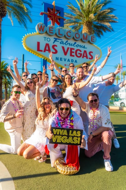 Las Vegas: Elvis Wedding with Las Vegas Sign Photos Included - Attire and Costumes: Dress for You, Not a Rental