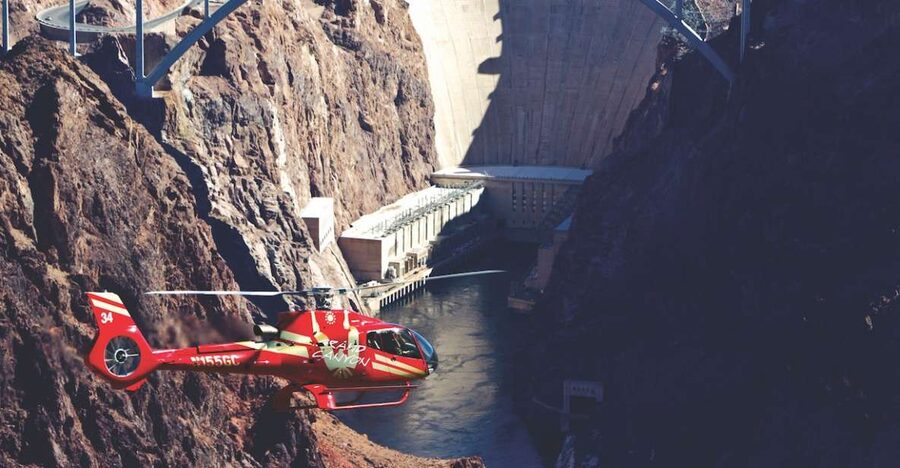 Las Vegas: Grand Canyon Helicopter Air Tour with Vegas Strip - Flight planning route: Strip glamour, then Hoover Dam and Lake Mead