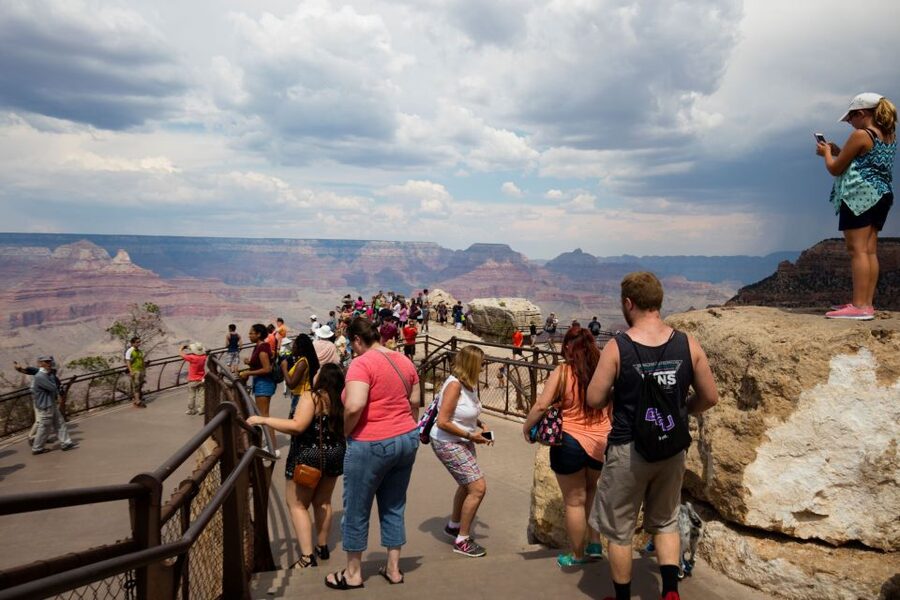 Las Vegas: Grand Canyon West Rim Tour with Skywalk option - From Luxor to the rim: the westward drive and Hoover Dam photo stop