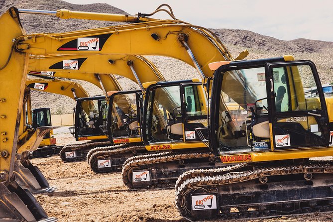 Las Vegas Heavy Equipment Playground: Dig, Push, and Play! - Which machines you may drive: excavators, bulldozers, skid steers