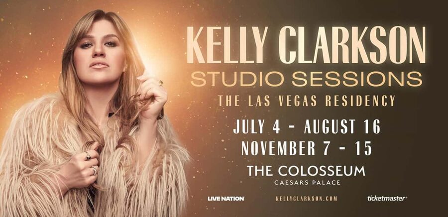 Las Vegas: Kelly Clarkson Studio Sessions Residency - Colosseum Theater ambiance: Vegas big stage, but still human-scale