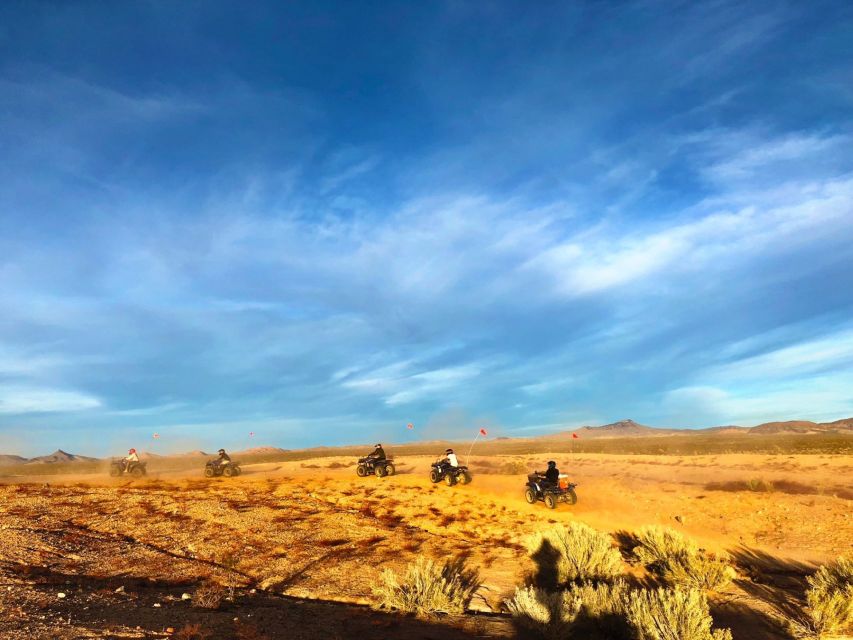 Las Vegas: Mojave Desert ATV Tour with Pick-up - The overall timing: 210 minutes on the clock, 90 minutes riding