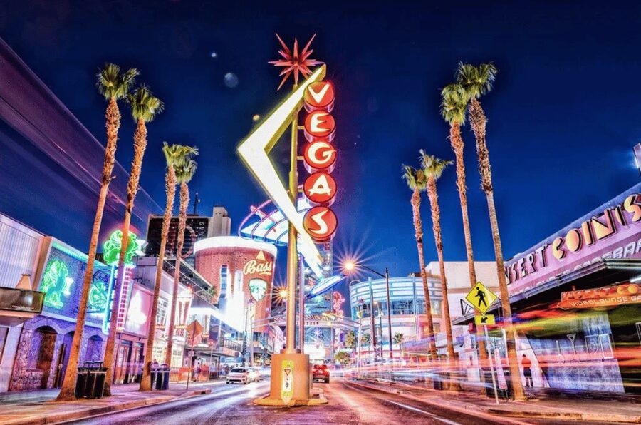 Las Vegas: Night City Tour with Hotel Pickup - Golden Nugget Stop: Another Big Neon Anchor