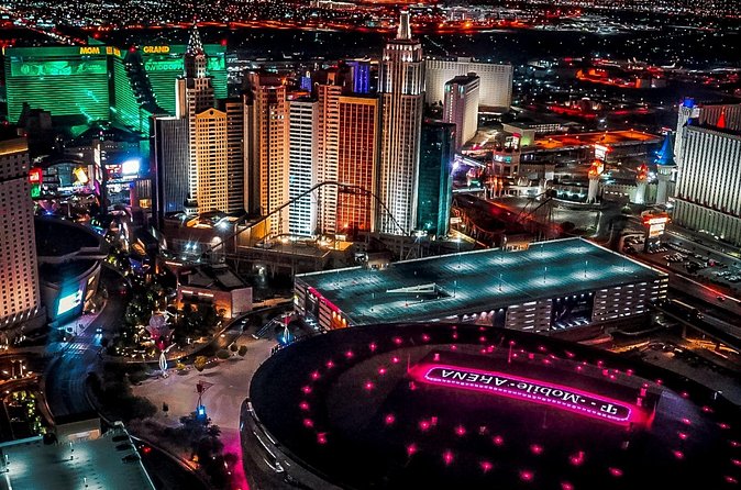 Las Vegas Night Flight by Helicopter with Neon Museum Admission - Photo and video tips for night skies and neon signs