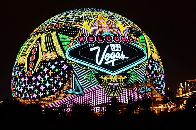 Las Vegas Night Tour High Roller Wheel Ride Guided Tour Option - Fremont Street Experience: photos, landmarks, and LED show time (45 minutes)