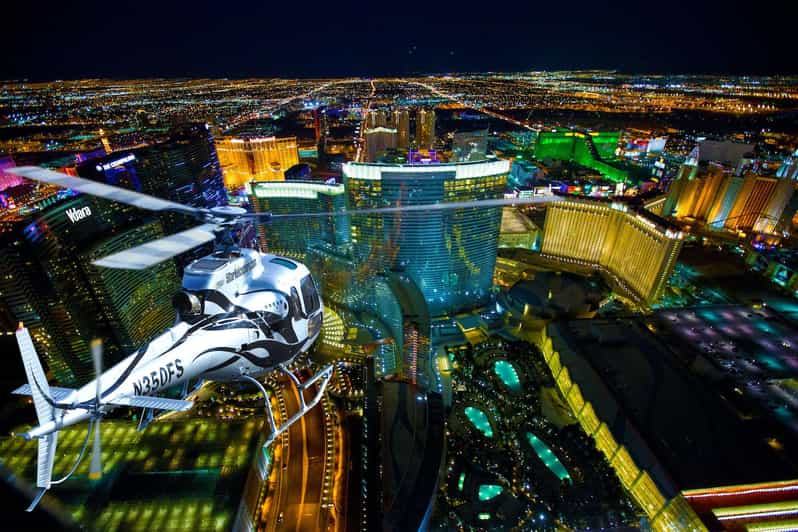 Las Vegas: Nighttime Helicopter Flight over the Strip - Where You Meet: 5596 Haven St, Safety Briefing, Then Up