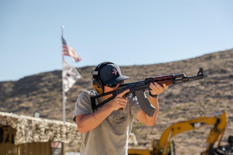 Las Vegas: Outdoor Shooting Range Experience with Instructor - Getting There: Meeting Point and the A/C Van Ride
