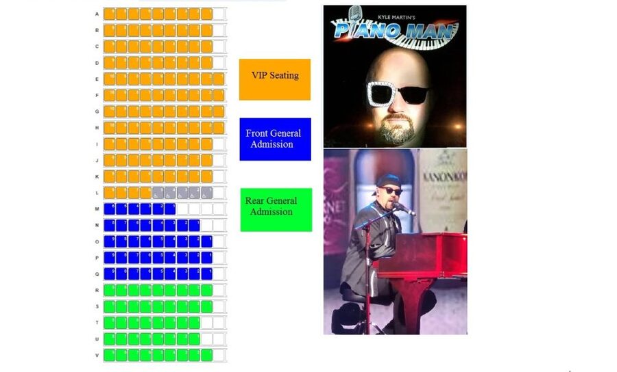 Las Vegas: Piano Man by Kyle Martin Live Show Tickets - Where to Find the V Theater Inside Planet Hollywood