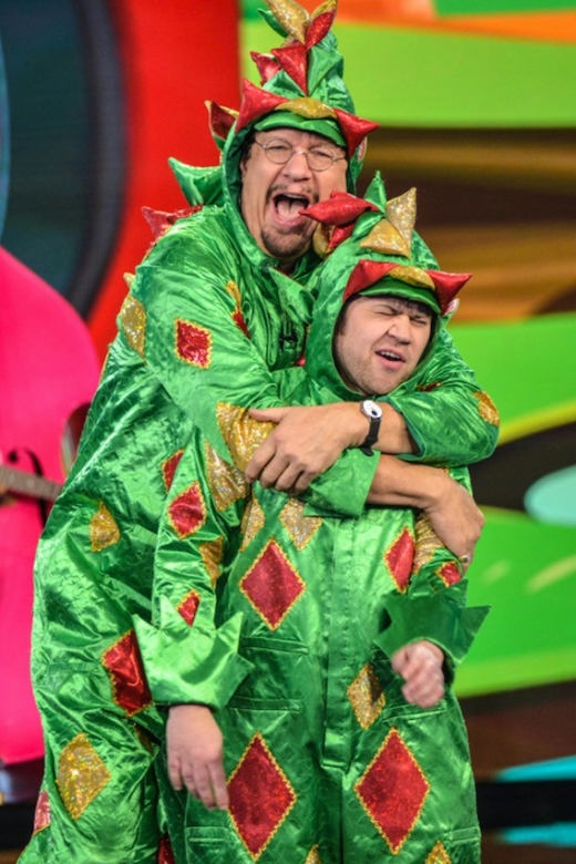 Las Vegas: Piff the Magic Dragon Show at the Flamingo - During the show: how the evening flows