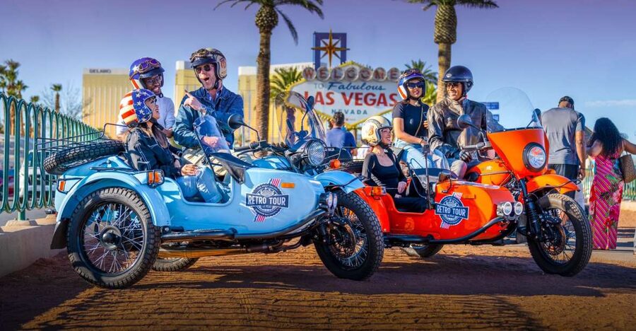 Las Vegas: Private Sidecar Motorcycle Tour of Vegas Strip - The core route: Luxor, Paris, Bellagio, Venetian, Wynn, Stratosphere