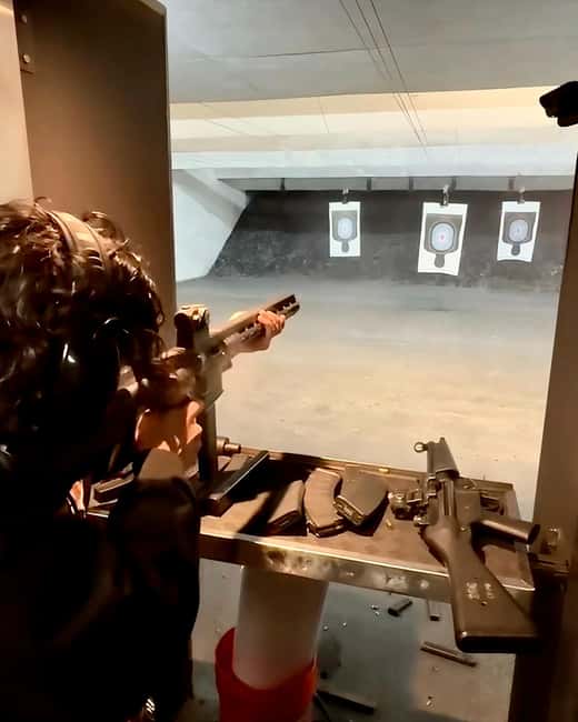 Las Vegas: SAS Shooting Range Experience - The Weapons Included: Sniper Rifle, Glock, HK33, and MP5