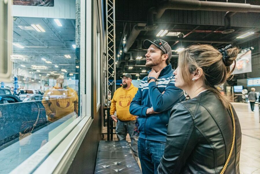 Las Vegas: Shelby, Counts Kustoms & WelderUp Car Garage Tour - WelderUp and Steve Darnell: Show Us Your Junk energy