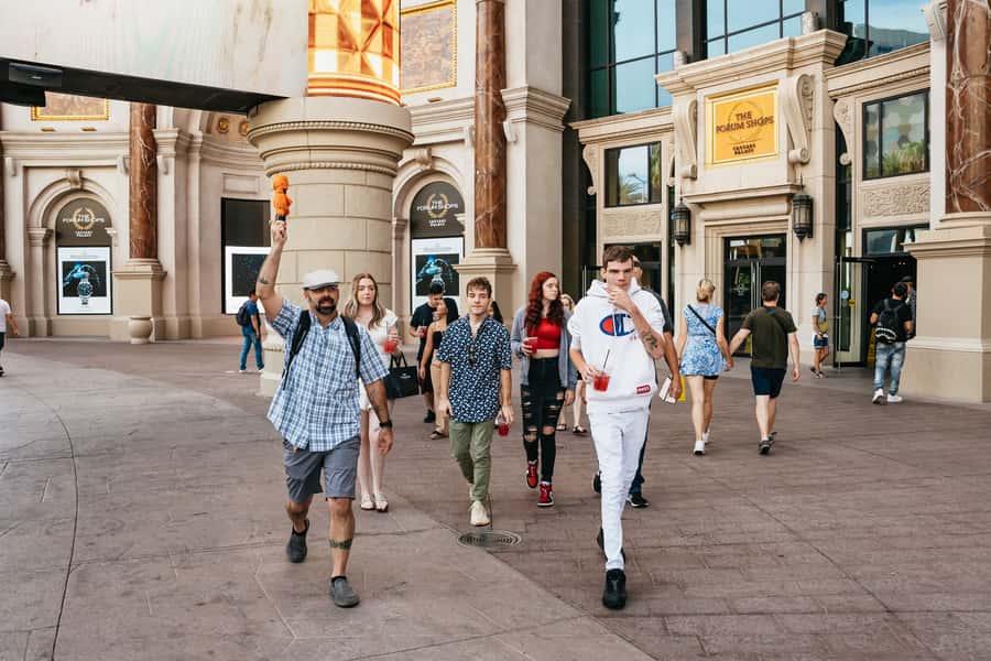 Las Vegas Strip: Foodie Walking Tour - Watching the Strip up close, with stories between bites