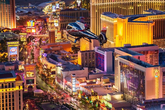 Las Vegas Strip Helicopter Night Flight - Getting to 6075 S Las Vegas Blvd without stress