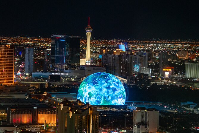 Las Vegas Strip Highlights by Helicopter at Night - Key highlights at a glance