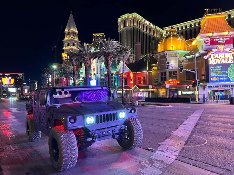 Las Vegas Strip Sightseeing Tour in a Military Hummer - Quick hits before you go