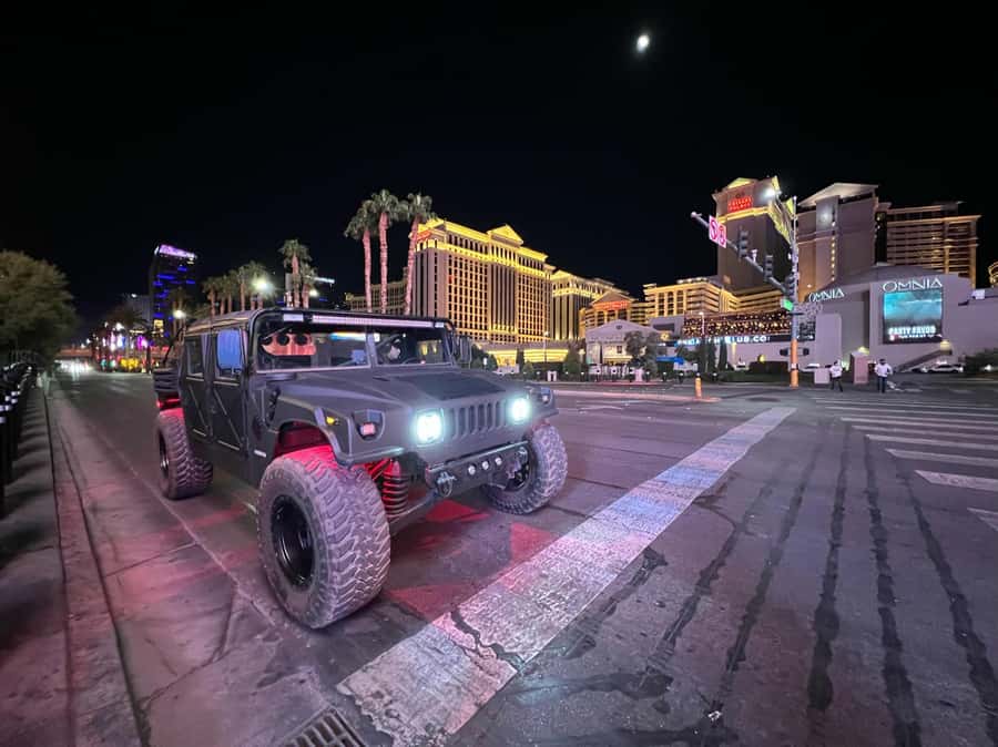 Las Vegas Strip Sightseeing Tour in a Military Hummer - Sphere photo stop: catching the newest icon in 5 minutes