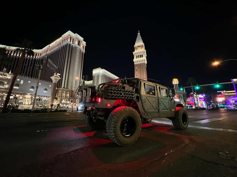 Las Vegas Strip Sightseeing Tour in a Military Hummer - Wedding Chapel Row pass-by: Marriage Capital of the World