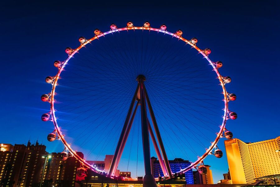 Las Vegas Strip: The High Roller at The LINQ Ticket - The 30-minute ride: what it feels like from 550 feet