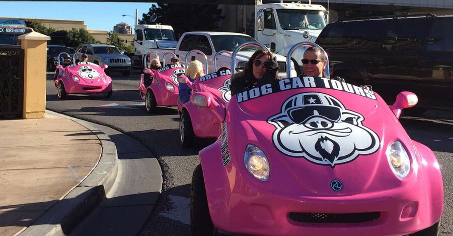 Las Vegas Strip Tour & Food - Why a pink Hog Car changes how you see the Strip