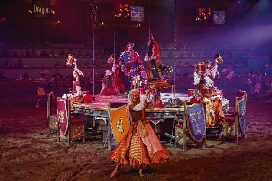 Las Vegas: Tournament of Kings Show at Excalibur - Value for your money: show + dinner in one package
