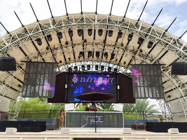 Las Vegas VIP Pool Party Tour - The party bus: where the day actually starts
