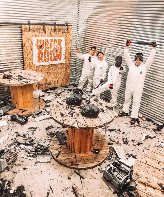 Las Vegas: Wreck Room Experience - Getting suited up at 4090 Schiff Drive