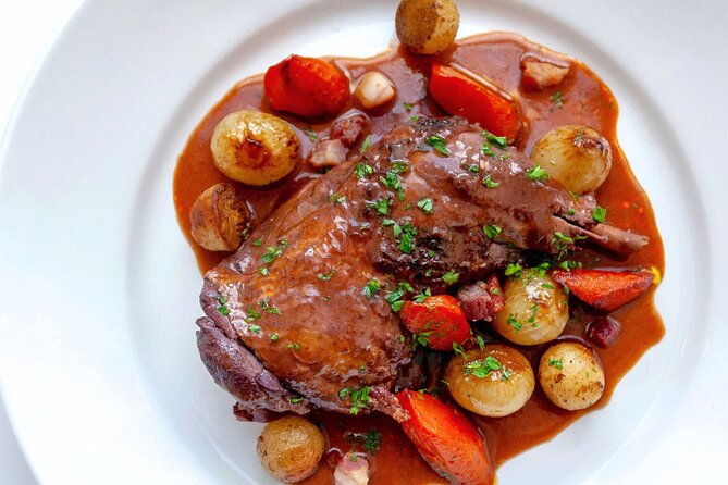 Luxury French Cooking Class in Las Vegas (Includes 4-Course Meal) - Coq au vin: the braising lesson behind tender, wine-braised chicken