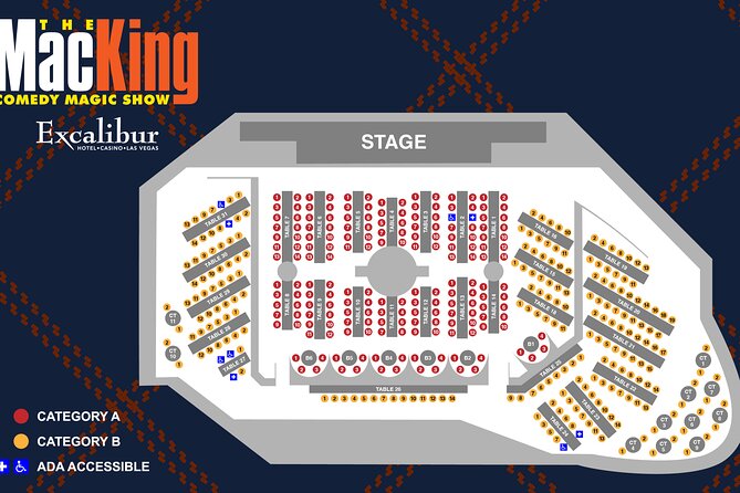 Mac King Comedy Magic Show at the Excalibur Hotel and Casino - FAQ