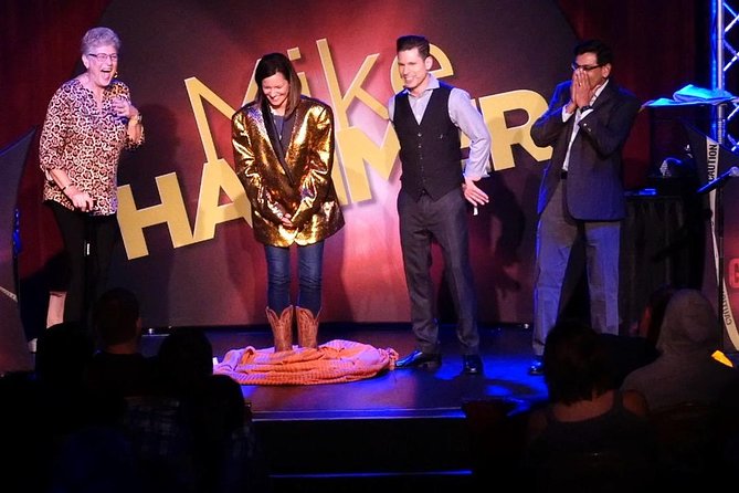 Mike Hammer Comedy Magic Show at the Four Queens Hotel - The show flow: from ticket exchange to the Pick Pocket Booth of Solitude