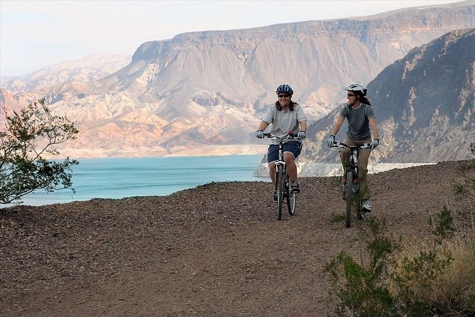 Mountain Bike Historical Tunnel Trail to Hoover Dam from Las Vegas - River Mountain Loop Trail: a mostly downhill start toward Lake Mead