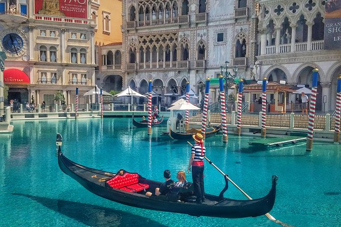 Must-See Spots Vegas Strip Walking Tour - The Venetian: marble, canals, and ceiling-level photo moments