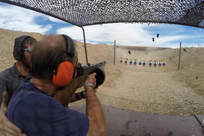 Outdoor Shooting and Off-Road Racing Combo - Lunch at the compound: hamburger, fries, soda, with a vegetarian option