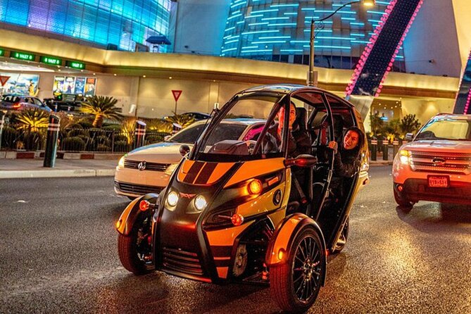 Private 1-Hour Downtown Las Vegas Highlights by Talking GoCar - Meeting point and getting the hang of the GoCar controls