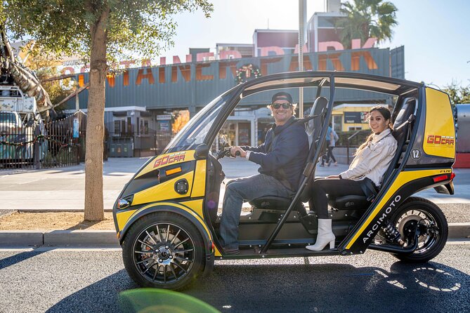 Private 1-Hour Downtown Las Vegas Highlights by Talking GoCar - Chapel Row and Elvis Wedding Chapel: the Wedding Capital vibe, up close