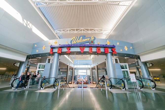 Private Departure Transfer to Las Vegas Airport (LAS) - Vehicle choices for up to six: sedan, SUV, and stretch limo