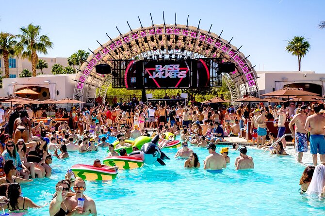 Rockstar Pool Party Crawl w/ VIP Entry & Party Bus Ride - VIP pool access plus a party bus: the vibe you’re paying for