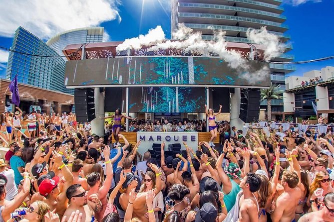 Rockstar Pool Party Crawl w/ VIP Entry & Party Bus Ride - Encore Beach Club or Ayu Dayclub (about 2 hours): what to prioritize