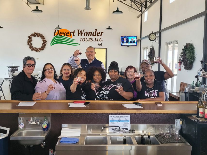 Scenic Desert Wine, Distillery Tastings/Brewery/RT66 & Lunch - Morning logistics from Las Vegas: pickup, van time, and group size