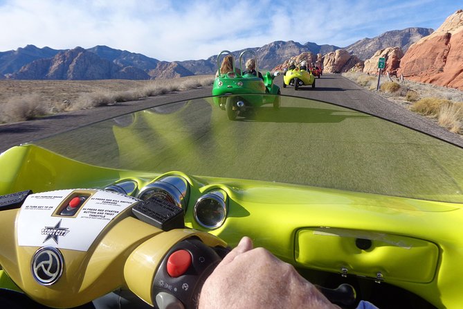 Scooter Car Tour of Red Rock Canyon with Transport from Las Vegas - Your Main Route: A Scenic Loop With Photo Stops and Driver Switches