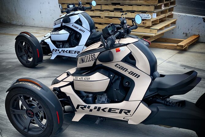 Self-Guided Las Vegas Trike tour on a CanAm Trike - Your route’s biggest hits: signs, downtown energy, and Neon history