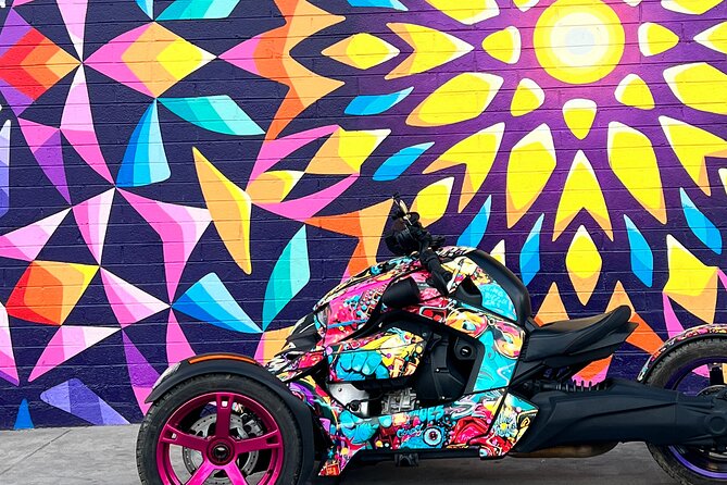 Self-Guided Las Vegas Trike tour on a CanAm Trike - Red Rock to the Seven Magic Mountains: scenic payoff and photo stops
