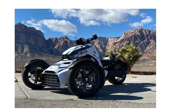 Self-Guided Las Vegas Trike tour on a CanAm Trike - The farther-out icons: Lake Mead, Hoover Dam, and Mt Charleston